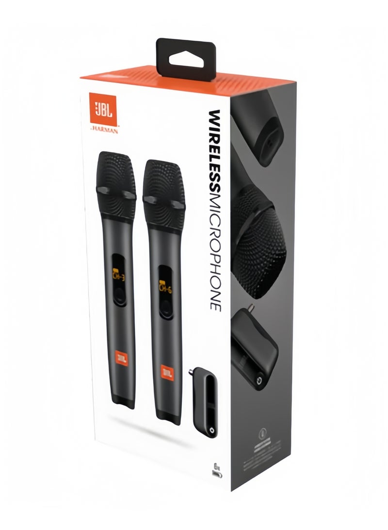 جي بي إل مجموعة ميكروفون لاسلكي JBLWIRELESSMIC-D / JBLWIRELESSMICAS2 باللون الأسود - Image 3